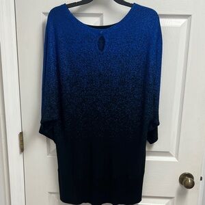 Holiday Sparkle sweater top 1X